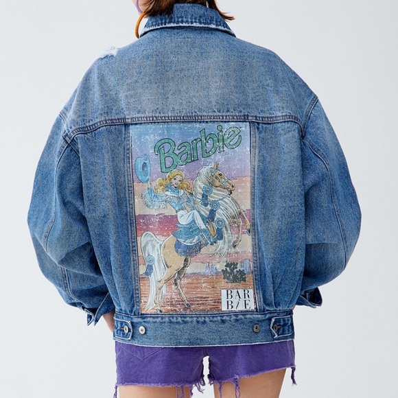 Barbie Denim Jean Oversized Jacket 